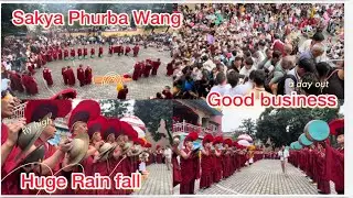 Sakya phurba wang at dehardun and huge rainfall / Tibetan vlog