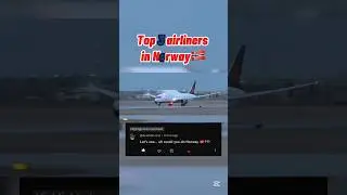 Top three airlines in Norway￼🇳🇴|#aviation #planes #avgeek #airlines #norway
