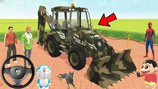 Franklin purchase New Army JCB in Indian Theft auto simulator 