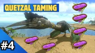 finishing BASE & Taming QUETZAL 🦖 (EP-4) Ark: Survival Evolved Mobile