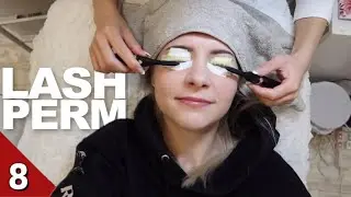 I Got a Japanese Eyelash Perm 😲 Japanese Salon Experience