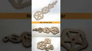 Non Circular Gear Design ✅ #3dcad #3dprinting #woodgear #trendingdesign #caddesign #solidworks3d