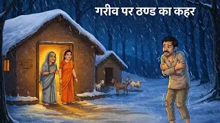 गरीब पर ठंड का कहर |  Garib Par Thand Ka Kahar | Moral Story In Hindi Language | S Toons Hindi 