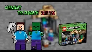 Обзор Набора LEGO Minecraft (THE Dungeon 21119)