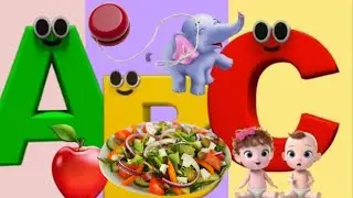 V For Vegetable W For Watermelon Colourfull  Abc Song Nursery Rhymes SRP TOY & LEARN