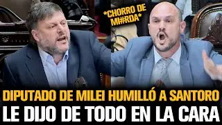 DIPUTADO DE MILEI HUMILLÓ A SANTORO Y LE DIJO DE TODO EN LA CARA