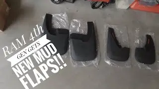 2009-2018 RAM 1500 4th Generation MUD FLAP install, walk-around, and review. Was it worth it?