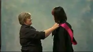 How to robe a Graduate in Bachelor Regalia