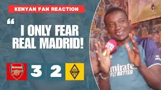 ARSENAL 3-2 KAIRAT (Vinicius -Kenyan Fan Reaction) UEFA CHAMPIONS LEAGUE HIGHLIGHTS 2025/26