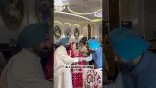 Live wedding painting | Sarabjeet Singh | #wedding art #wedding a#liveweddingpainter #artist #event