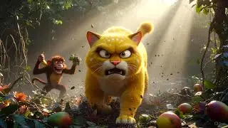 Cat Catches the Real Garden Thief  | The Monkey Mystery &ndash; Emotional Animated Short Film (4K)