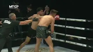 INSANE AXE KICK COMBO KNOCK OUT - Said Kabil on MTGP