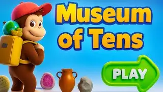 Любопытный Джордж: Музей Десяток 🌟 Игра PBS KIDS (зона мини-исследователей)