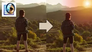 Photo Me SunLight Effect Kaise Dale ? | How To Add Light Effect In Photo With Photoshop 7.0 ?