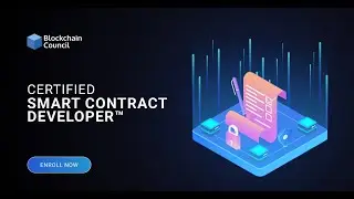 Certified Smart Contract Developer&trade; | Blockchain | Web3 | Blockchain Council | Certification