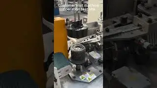 Customer visit machine testing  #machine #wireworks #industry #cnc #cncmill #automobile #robot