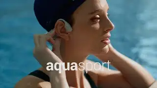 AquaSport - Auriculares deportivos de conducci&oacute;n &oacute;sea
