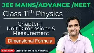 L-3 Dimension Formula: charge Q, Permittivity, Electric field, Electric potential, Capacitance |11th