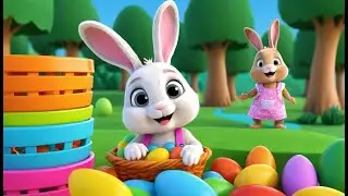 Baby Bunny Hid in the Basket | Funny and Cute Kids Nursery Rhyme Animation