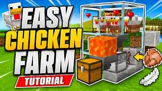 Simple Chicken Farm | Minecraft 1.21+