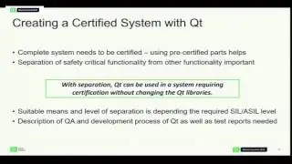 QtWS16- Creating Functional Safety Certified Systems with Qt, Tuukka Turunen, The Qt Company
