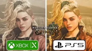 Monster Hunter Wilds PS5 vs Xbox Series X Graphics Comparison