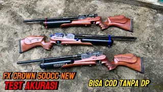 SENAPAN ANGIN PCP BOCAP FX CROWN 500CC ‼️ TES AKURASI ‼️ BISA COD