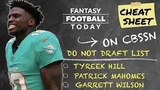 FINAL Do Not Draft List! 22 Players to AVOID in 2025 Fantasy Football! + Rashee Rice SUSPENDED!