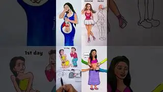 Modern women's day👌#art #drawing #youtubeshorts #artist