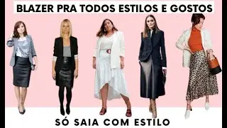 Como usar Blazer com Saia