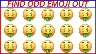 Find Odd Emoji Out 🔎 | Odd One Out | Brain Teaser Puzzles | New 2021 Emoji Games Brain Teasers