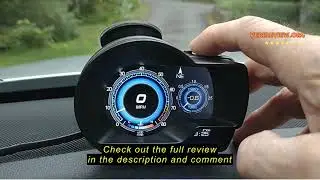 Review OTP Performance OTP-H06+ Car OBD OBD2 GPS Meter Speedometer Gauge P6 GPS HUD Water Temp Turbo