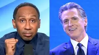 Stephen A Smith ruthlessly calls out Gavin Newsom for &lsquo;failing to front up&rsquo; on his podcast