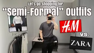 Видеоблог о покупке «полуформальных» мужских нарядов — H&M против Zara
