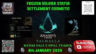 REDAS DAILY OPAL TEASER FROZEN SOLDIER STATUE SETTLEMENT COSMETIC 8/1/2026 ACV