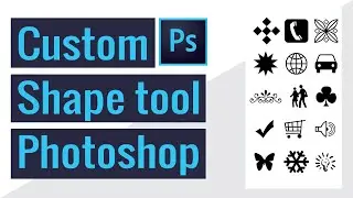 Photoshop Defult Free icon Bundle & Custom Shape Tool