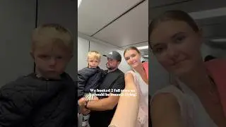 Как выглядит перелет с 4 детьми: