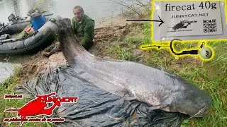 SILURE RECORD 253 CM SUR MONTAGE FIRECAT #firecat#silure#junkycat