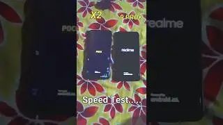Poco X2 Vs Realme 9 Pro+ Speed Test 🥱 #speedtest #pocox2 #realme9proplus #shorts