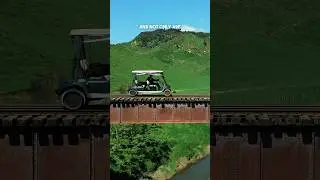 Golf Cart on Train Tracks for 82km?!