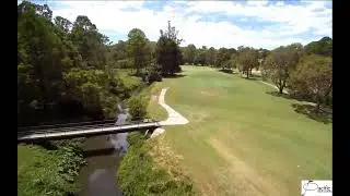 Pacific Golf Club, Queensland, Australia. Flyover Holes 1 to 3.