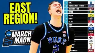 The East Region - NCAA Tournament Full Bracket Breakdown!