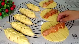ПРОСТО ШАШЛЫК. Замечательный Вариант Шашлыка в Тесте! Гости Будят В Шоке! Гениально и Просто!