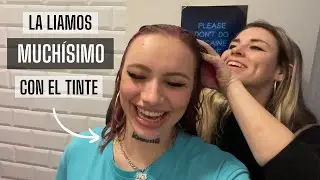 TIÑO a mi amiga DE ROSA y pasa esto... 🤦🏼‍♀️😱