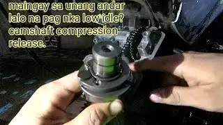 raider 150 camshaft compression release problem