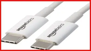 Amazon Basics USB Type C to USB Type C 2 0 Charger Cable   6 Foot, White