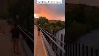 Beautiful Sunset in Lyons Colorado