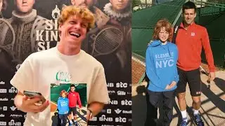 Sinner Reveals How He Met Djokovic as a Kid & Snapped a Photo | Six Kings Slam 2025