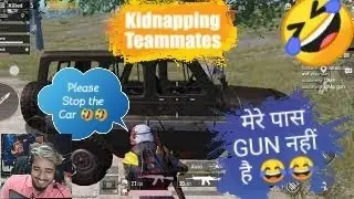 Kidnapping Random Teammates | #Scout Style #Kidnap | Funny #PUBG 🤣| #Troll #Random Teammates 😂😂😂😂