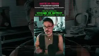 Questa &egrave; la realt&agrave;? - VIVIAMO DENTRO MATRIX? - Stasera in live #matrix